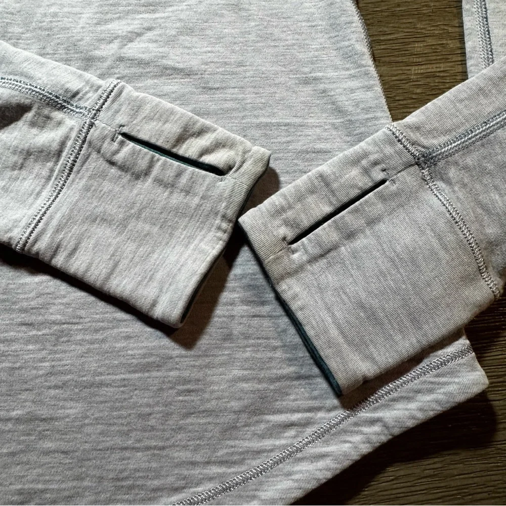 Lululemon Ivivva Shirt Long Sleeve Ice Blue 10